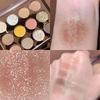 Paleta de sombras de ojos de color maestro a juego suministro directo de fábrica color mate nacarado - súper pigmentación sin caída de polvo maquillaje a prueba de agua y sudor herramienta de maquillaje de belleza portátil con ventosa magnética sombra de ojos