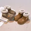 Nuevas Botas de Nieve para Niños Otoño 2026 con Forro Polar Adicional y Engrosamiento para Niñas, Zapatos de Algodón, Suela Suave Antideslizante, Zapatos para Bebé, Botines Cálidos