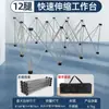 Mesa de Trabajo con Patas de Araña Material para Carpintería Estante Mesa Aleación de Aluminio Multifuncional Telescópico Plegable Soporte de Pata de Araña
