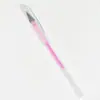 Pluma de trazo de punto fijo para marca de tatuaje de cejas blanca, pluma de posicionamiento de belleza para tatuaje de microplástico impermeable, pluma marcadora de piel