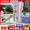 Equipamiento para Parques Infantiles al Aire Libre para Puntos Turísticos, Zonas Residenciales y Guarderías Directamente de los Fabricantes: Juego de Deslizador, Columpio y Trampolín de Acero Inoxidable