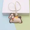 Productos Culturales y Creativos: Hazte Rico Pronto, Buena Suerte, Llavero de Carro de Caballo Pequeño, Colgante para Bolso, Colgante del Año Zodiacal, Llavero de Regalo Promocional