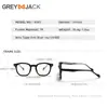 Nuevas Gafas de Propionato de Moda con Inserto Central para Hombres y Mujeres, Monturas Planas Estilo Coreano con Graduación, Monturas para Gafas de Miopía con Filtro de Luz Azul