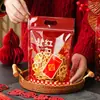 Galletas de Nochevieja, Bolsas para Empaquetar Pasteles de Copo de Nieve, Bolsas con Cierre Hermético para Dulces, Empaque Sellado para Snacks, Bolsas con Base para Hornear