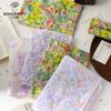 Pensamento de sete cores papel Sydney cor a óleo floral 38g papel de forro de base grossa papel esfregado à mão papel de embrulho de flores buquê