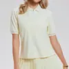2026 Deportiva Transfronteriza de Manga Corta para Mujer Verano Nuevo Secado Rápido Transpirable Camisa Polo Holgada Casual Cuello Solapa Camiseta Top