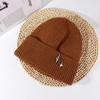 Sombrero de invierno para mujer Nuevo Moda exterior decoración de estrella sombrero tejido cálido grueso versátil que hace que la cara se vea pequeña sombrero de lana