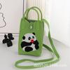 Bolso de Hombro Cruzado Bolso para Teléfono Móvil Bolso de Mano para Llevar a Mano Estilo Abuelo Panda de Chengdu en stock