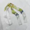 Faixa de cabelo Hanfu estilo chinês antigo faixa de cabelo estilo tinta lenço de seda estilo chinês tinta bambu fita amarrar bolsa cinto acessórios de vestuário