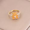 Joyería Transfronteriza Europea y Americana Anillo de Corazón de Oso Multicolor Joyería de Moda para Mujer Joyería Elegante Personalizada R34