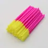 Torre Tipo Cepillo de Pestañas Desechable 50 Silicona Rizador de Pestañas Cepillo Pequeño para Cejas Peine para Pestañas Herramientas de Maquillaje Venta al por Mayor