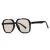 Óculos de Sol Aviador com Lentes Duplas Retro Europeus e Americanos Populares Transfronteiriços, Óculos de Sol Masculinos de Alta Qualidade, Óculos de Sol Femininos com Proteção UV