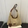 Bolso de paja de gran capacidad para mujer, nuevo estilo verano 2026 playa seaside vacaciones bolso de hombro casual, bolso tote tejido