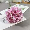 Hortensia 72 3D de simulación alta, hortensia suave al tacto para el hogar, flor de boda, comercio exterior, fábrica de flores falsas al por mayor