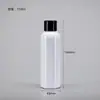 Botellas de Plástico Transparentes con Tapa abatible en stock 30 50 100ml Flexibles para Loción Cosmética Botellas Dispensadoras con Tapa de Mariposa