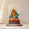 Pieza de exhibición de thangka pintada a mano con imágenes personalizables, adecuada para la decoración de oficinas, salas de estar o mesas de café, adorno de thangka estilo étnico de Xizang