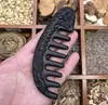 Peine Herbal Hecho a Mano con Polygonum Multiflorum para Masaje Capilar, Peine de Estilo Étnico para Uso Doméstico, Peine Masajeador con Hierbas de Medicina Tradicional China