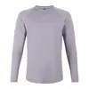 Ropa de Fitness Elástica Ajustada Camiseta de Manga Larga para Hombre Deporte Running Entrenamiento Base Secado Rápido Top Delgado Otoño