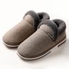 Zapatos de Algodón para Pareja para Mujer, Calzado de Invierno Cerrado con Felpa Exterior y Felpa Extra, Zapatillas de Algodón Cálidas para el Hogar de Talla Grande, Zapatos de Maternidad