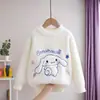 [2026 Perro Canela] Suéter de Invierno para Niñas Nuevo Suéter Base de Punto de Terciopelo de Visón Otoño e Invierno Suéter Grande para Niños