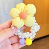 Coroa das Crianças Headwear Princesa Manchete Little Girl's Internet Celebrant New Pearl Ball Head Hair Rope Girl's Ponytail Head Flower