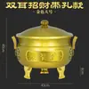 Cubo para quemar papel olla del tesoro brasero quemador de papel moneda estufa para el hogar interior exterior brasero de incineración estufa para quemar lingotes de oro quemador de incienso cubo de oro para quemar