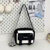 Bolsa Transversal Estilo Workwear Japonês para Homens e Mulheres, Bolsa Leve Casual Tendência para Celular para Saídas de Estudantes