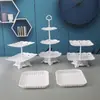 Suporte de mesa para sobremesas, pratos, expositores, enfeites, bandeja para lanches e frutas, decoração de casamento, mesa de centro para sala de estar, prato de frutas personalizado