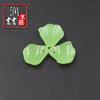 Horquilla Estilo Antiguo Accesorios de Material Vidrio Checo Pétalos 13*15mm Jade Imitación Flor de Loto Begonia Colgante DIY Venta al por Mayor