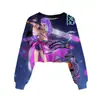 Moda Kpop Cazador de Demonios Niños Sudadera con Capucha de Caja de Superman Sudaderas Cortas Ropa Suave de Invierno para Niños Dibujos Animados Con