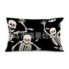 Funda de Almohada para Cintura Nueva Transfronteriza de Halloween Hermanas Sanderson Decoración de Sofá de Sala de Estar Funda de Almohada para Cintura de Lino Venta Directa de Fábrica