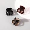 Mini pinza para el cabello retro al por mayor linda pinza pequeña de placa para el cabello pequeña de acetato coleta alta temperamento accesorios para el cabello femeninos