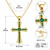 No se decolora al bañarse ~ Collar de plata de ley S925 con cruz completamente pavimentada con diamantes Collar de hip hop americano Joker diseño de nicho sentido