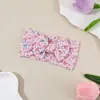 Accesorios Nuevos para el Cabello de Niños Transfronterizos Diadema con Lazo Estampado de Conejo para Bebé Diadema Elástica de Nailon para Bebé Venta al por Mayor