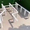 Tubo de PVC Forma de U Tubería de Drenaje 50 Ranura Semicircular Forma de U Tubería para Juego de Arena y Agua 75 Tubería de Alcantarillado 110 Tubería Redonda de Plástico Dividida en Dos Piezas