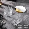 Nail Art Vintage em relevo Crown Pen Holder Estilo japonês Phnom Penh Glass Pen Holder Crystal Cup Pen Washing Holder Tool Internet Celebrant Style