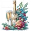 Nuevo Pintura de Diamantes con Forma Irregular DIY Bestseller de Amazon Pintura de Diamantes Decorativa de Pedrería Fábrica Fuente Regalo de Navidad