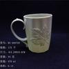 Taza de enjuague bucal de plástico con superficie tallada y asa Taza multiusos para beber Taza para estudiantes RS-200719
