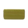 Billetera Nueva para Mujer Transfronteriza 2024 Bolso Clutch Largo con Cremallera Sencilla Estilo Europeo y Americano PU Patrón Piedra Monedero para Teléfono Móvil