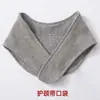 Cachecol de pescoço com bolso, cachecol pequeno, protetor de pescoço para ambientes com ar condicionado, proteção contra o frio e aquecimento, unissex, espessado e forrado com fleece, adequado para todas as estações, pode conter bolsas de aquecimento