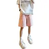 Pantalones Cortos de Seda de Hielo Finos de Verano de Secado Rápido para Hombre Pantalones Deportivos Casuales de Sensación Fresca Sueltos Ropa Exterior Pantalones de Cinco Puntos de Playa