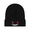 Amazon Logo Cara Sonriente Personalizada Gorro de Punto Exportación Color Sólido Gorro de Lana Invierno para Hombre Cálido Protección para los Oídos Gorro para el Frío