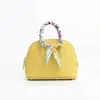 Bolso de Cuero de Flor Entera de Moda Bolso de Bolos Mini Bolso de Cuero Genuino para Mujer Versátil para el Trabajo Bolso de Mano Bolso de Hombro Bolso Cruzado