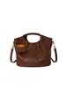 Bolsa transversal retrô minimalista de couro PU para mulheres, novo modelo 2026, grande capacidade, bolsa de ombro da moda para o dia a dia, bolsa de mão de alta qualidade