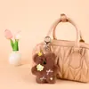 Punto Coreano Dongdaemun Otoño e Invierno Oso de Peluche Colgante de Bolso Lazo Muñeca de Dibujos Animados Muñeca Decorativa Venta al por Mayor