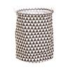 Cesto de Roupa Suja de Lona para Casa Cesto de Armazenamento Redondo Cesto de Armazenamento para Lavanderia Saco de Armazenamento para Colcha Roupas