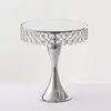 Soporte para tartas estilo celebridad de Internet, de metal galvanizado, con espejo alto de sirena, soporte para postres, comida fría, comida occidental, adornos decorativos.