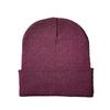 Otoño e Invierno nuevo gorro de punto multicolor acrílico gorro para el frío gorro sin ala tablero ligero color sólido gorro de lana gorro de punto fábrica mayoreo