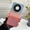 Funda magnética de media cubierta con patrón de Kevlar apta para Huawei Mate70Pro, Funda protectora con patrón de fibra de carbono para Mate60P