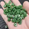 Separador Blanco de Jade Hetian de Xinjiang Imitación Cuentas Sueltas de Jade Imitación Hebilla de Jade Verde Pulsera Collar Pendientes Pasador Joyería Cuentas